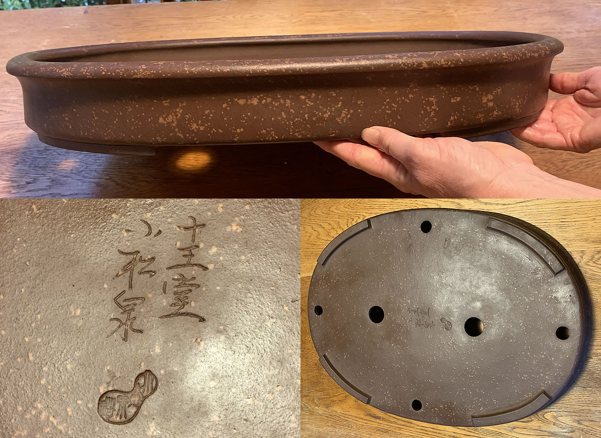 yamaaki Mr KATAOKA Sadamitsu bonsai pot